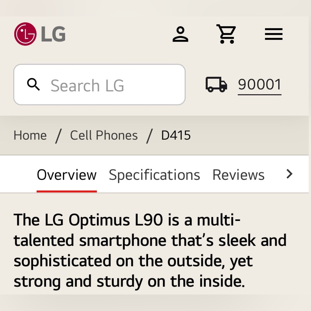 👑✅PRICE FIRM✅ Optimus L90 Smartphone - 8gb Black. Brand New! T Mobile Unlocked - Picture 8 of 12